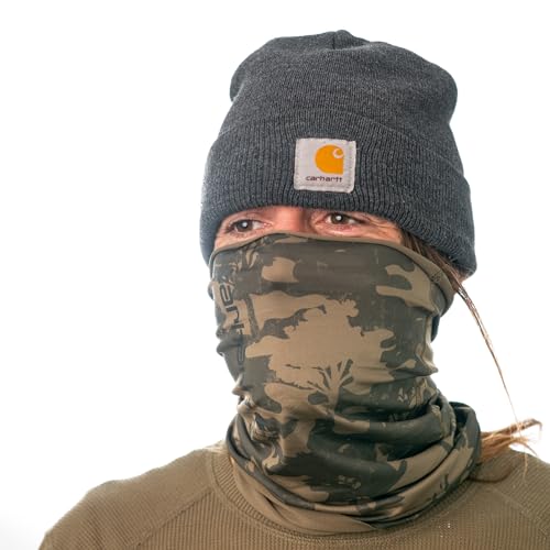 Image of Carhartt Force Lightweight Neck Gaiter, Tree Camo-Burnt Olive, One Size