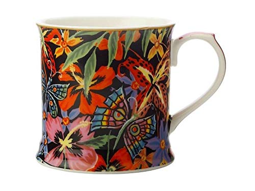 Livellara MilanoMaxwell & Williams Large Mug 360ml Breakfast Mug for Herbal Tea and Hot Drinks Porcelain Special Modern Mug Floral Greg Irvine Sumatra