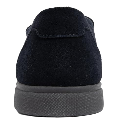 Original Penguin Men's Suede Driving Shoes Slip-On Loafers Casual Moc Toe Moccasins with Cushioned Footbed and Contrast Stitching - Rayne - Navy - Size 11 by Original Penguin - Used condition - Image 4