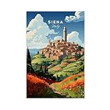 Siena Italien-Poster, Leinwand-Poster, Wandkunst, 