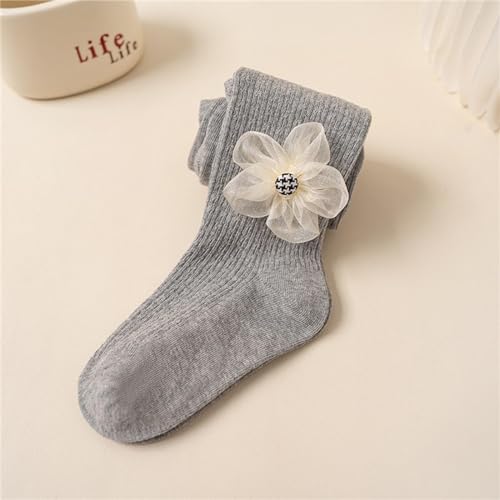 Spring and Autumn New Children's Leggings Wear Girls Baby Tights Pantyhose Floral Decoration Toddler Clothes for4