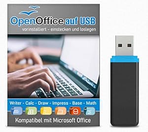OpenOffice - Office Vollversion für PC & Notebook auf 32 GB USB 3.0 Stick