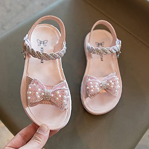 Children Shoes Summer With Diamond Sandals Fashion Little Girls Soft Soles Children Leather Sandals for Girls2
