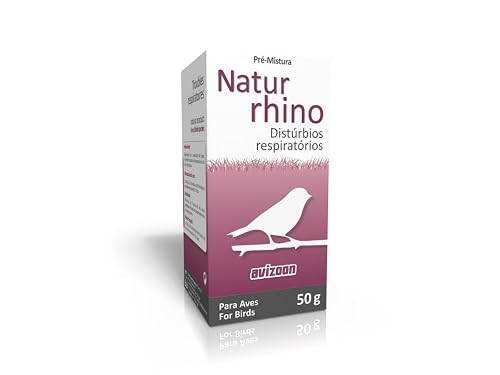 Avizoon - Natur Rhino 50 gr, (Producto 100% Natural Que previene Problemas respiratorios). para pájaros