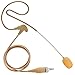 In-Ear Back Electret Microphone - Professional Mini Portable Omnidirectional Wired Headset Voice Audio Corded Condenser Mic w/ Cable Wire For Sennheiser System or Studio Mixer - Pyle PMEMSN12