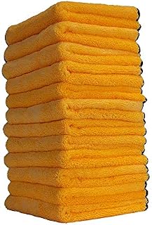 Chemical Guys MIC 506 12 Professional Grade Premium Microfiber Towels, Gold
