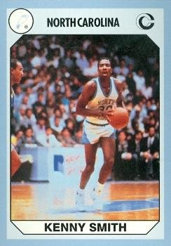 Autograph Warehouse Kenny Smith Basketball Card (North Carolina) 1990 Collegiate Collection No.75