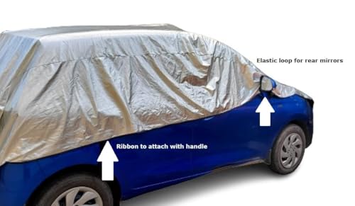 Image of Smart Fabrik || Half Body & Full Body Cover for Car || UV Protection || HeatProof (Taigun, Half Body)