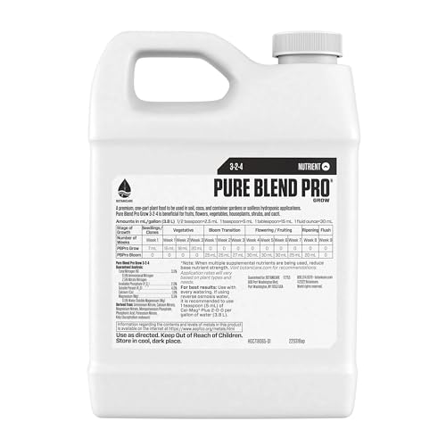 Botanicare Pure Blend Pro Grow, Nutriente Líquido 1 Qt miniatura 2