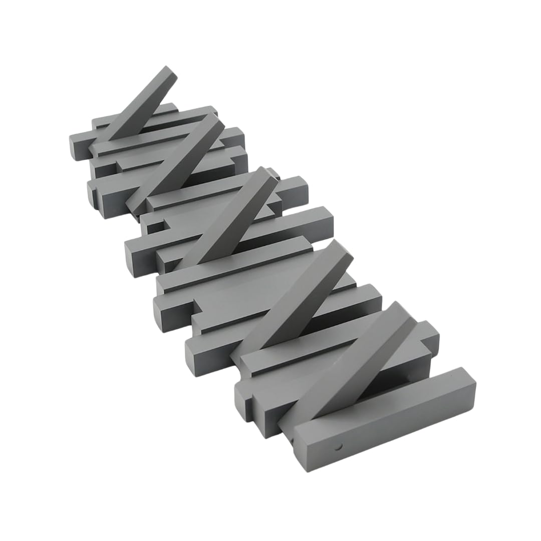 Umbra Sticks - Appendiabiti moderno con 5 ganci mobili per giacche, cappotti, sciarpe, borse e altro, colore: nero Anthrazit