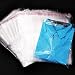 Hotop 100 Pieces Clear Apparel Bags Self Seal Plastic Bags Adhesive Bags for T-Shirt and Clothes, 8.7 x 12.6 Inches