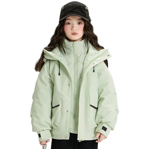 Manteau chaud fille avec capuche pour les sorties extérieures et l'école