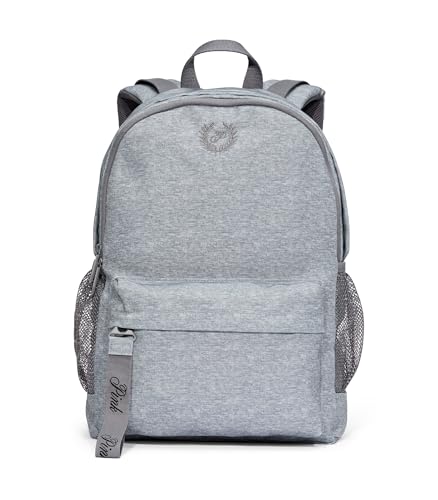 Mochila clássica de lona Ivy, Cinza, 11.4' L x 16.5' H x 5.5' D, 17L, Mochila casual
