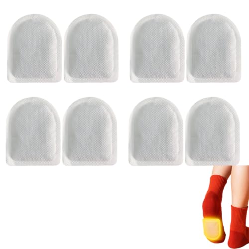 AEKZOX 4 Paia Scaldapiedi Adesivi, Scaldini per Piedi, Mantengono Caldo per 8 Ore, Ultrapiatti, Morbidi e Confortevoli