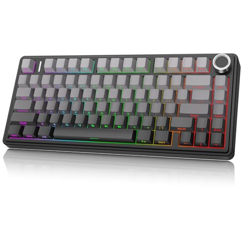 Aula F75-75% Wireless Mechanical Keyboard,Hot Swappable Custom Gaming Keyboard with...