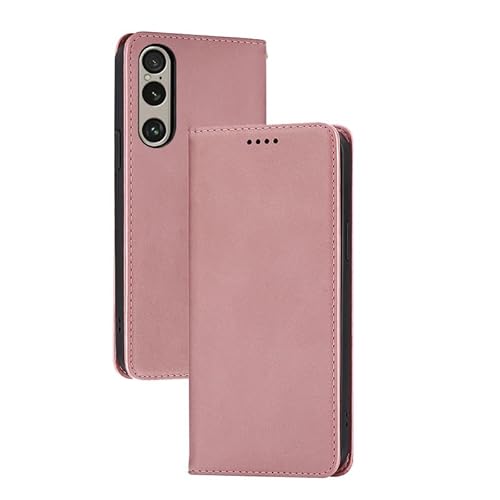 CYBERGARAGE�EFor Xperia 1 VIII �P�[�X �蒠�^ �J�o�[ PU���U�[ �X�^���h�@�\ �J�[�h���[ ���������� For �G�N�X�؃��A1(���[�Y�S�[���h)