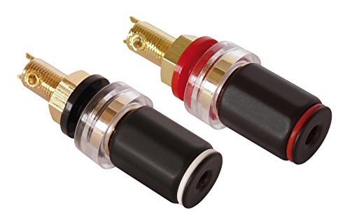 Dynavox Connecteur banane encastrable Pro en plastique - Noir