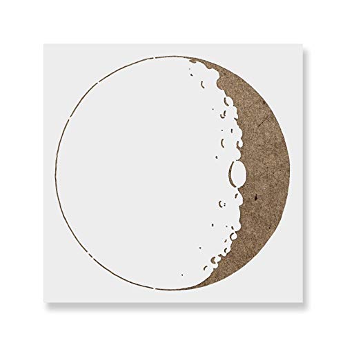 Moon Stencil - Versatile Stencils for Educational, Artistic, and Home Use, Moon Drawing Stencil