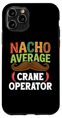 Nacho Average Crane Operator Sombrero Beard Cinco de Mayo �X�}�z�P�[�X iPhone 11 Pro �p