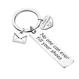 BOSATE Fill Shoes MailCarrier Kr Retirement Keychain Gift for Retired Female Mail Carriers