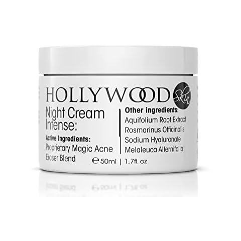 Night Cream Intense - 50ml Dual Action Pimple Fighter and Skin Healing Miracle Cream, 400% Stronger than Regular Spot Creams Cover