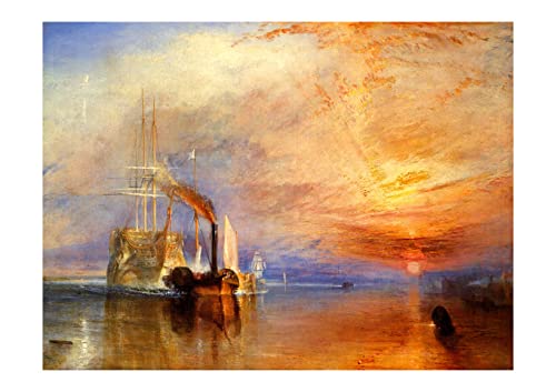 The Fighting Temeraire affiche encadrée orange XL pour sublimer la déco de votre salon