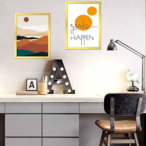 ijuerybai Bilderrahmen, 21,6 x 27,9 cm, goldfarben, 3 Stück – Ansicht 4