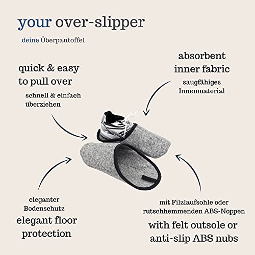 Pantoffelmann Soprascarpe in feltro i Copriscarpe