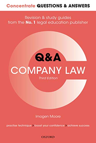 Télécharger Concentrate Questions and Answers Company Law: Law Q&A Revision and Study Guide (Concentrate Questio Livre eBook France