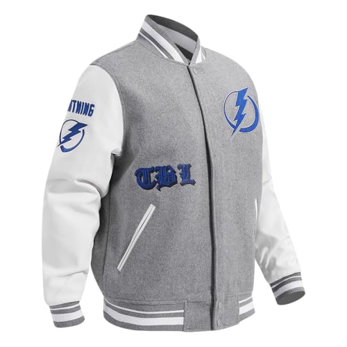 Image of Pro Standard Mens NHL Old English Varsity Jacket