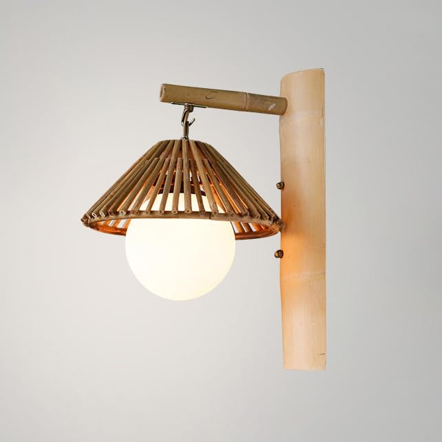 Amazon.co.jp : KY LEE 木製 天然素材 ブラケットライト 壁掛け照明