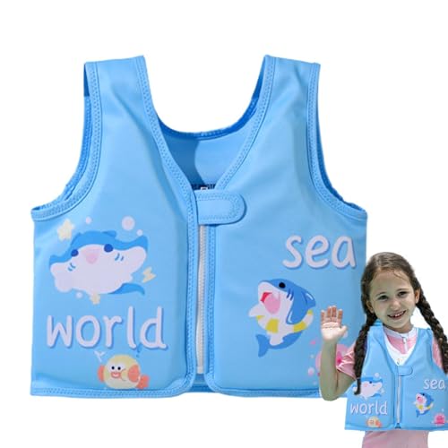 Chaleco de natación para niños – Flotante ergonómico ligero seguridad – Chaqueta de piscina para niños y niñas, flotador de agua | para verano al aire libre, piscina, playa, lago, río, mar vacaciones