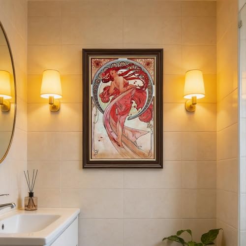 Toile Alphonse Mucha Dance pour décorer un bureau professionnel avec élégance