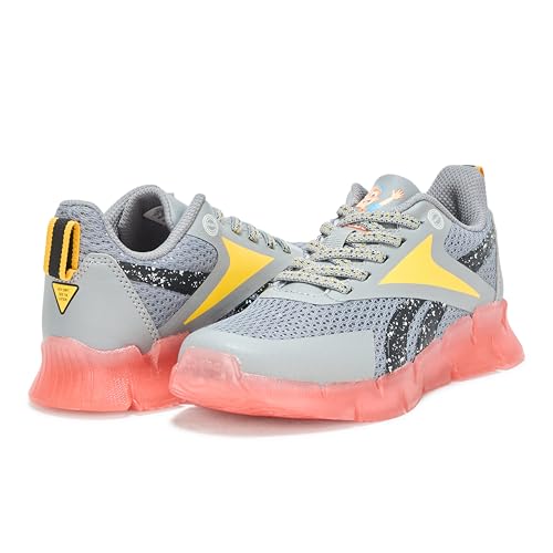 Reebok Unisex-Child Blippi Kid's Zig N' Glow Elastic Lace Sneaker3