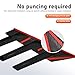 Zigeiya 2 PCS Car Rear Window Louver Decals, Streamlined Wind Blade-shaped Trim Cover, Racing Style PTU Glossy Finish Decoration, Universal Self-adhesive Waterproof Modification for Cars (Black)