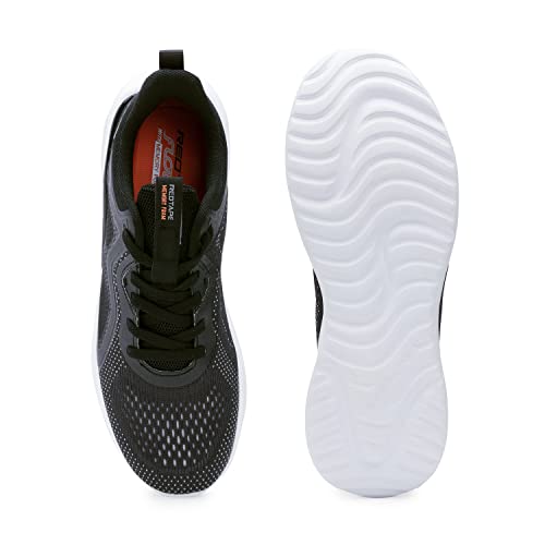 Image of Red Tape Men Black Walking Shoes