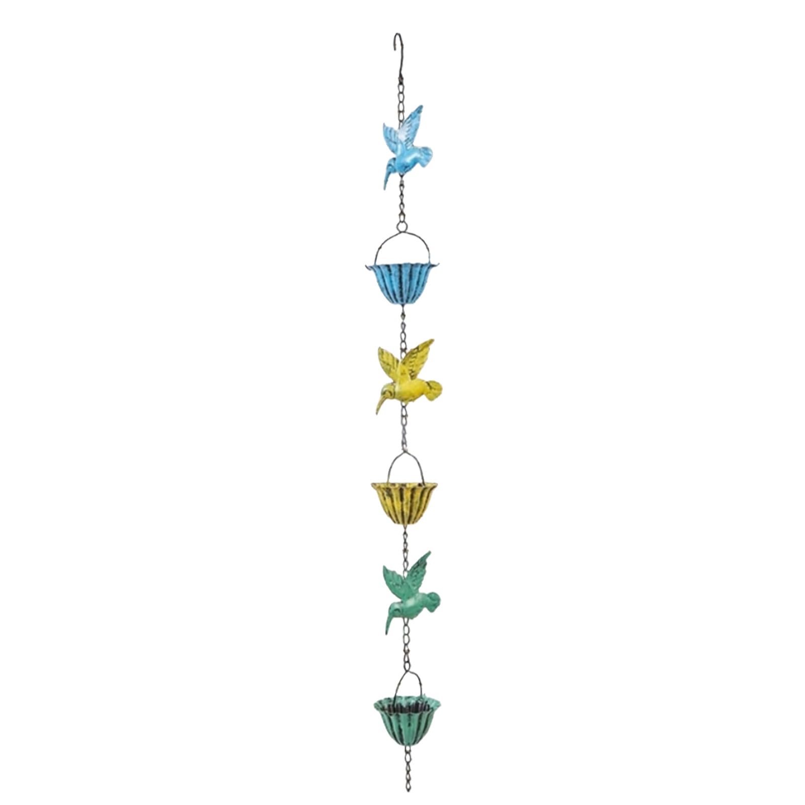 Chaîne de pluie colibri pour remplacement tuyau descente et jardin