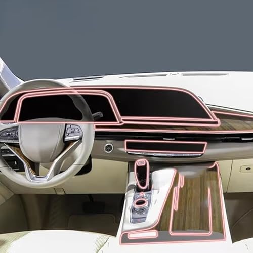 Film protection TPU transparent console voiture Cadillac Escalade