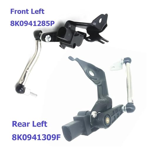 Suspension Height Sensor 8K0941285P 8K0941309F Car Rear Left Height Leveling Sensor with Bracket for A4 8K S4 A5 8T S5 2.0 3.0(OneColor)