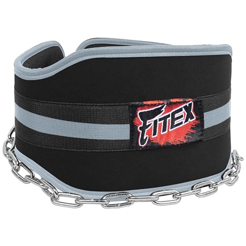 FITEX Dip Belt with Chain for Weightlifting