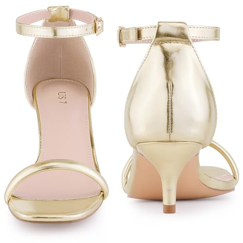 Perphy Square Toe Kitten Heel Ankle Strap Sandals for Women3