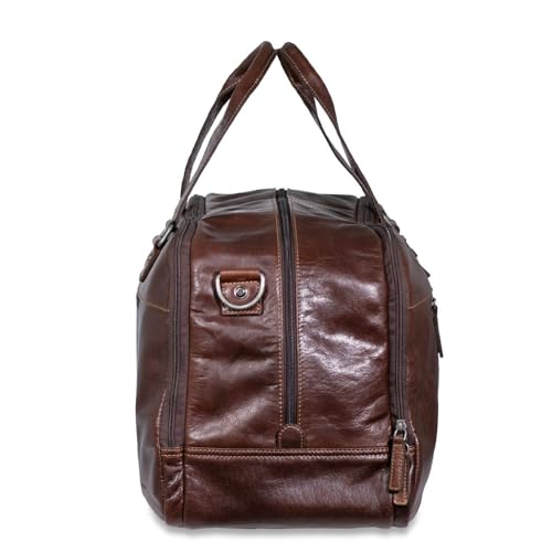Jack Georges Voyager Weekender Duffle Bag #7921 (Brown)3