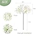 Auihiay 64 PCS Artificial Hydrangea Flowers, Silk Hydrangea Full Flowers Heads with Stems for Wedding Centerpieces, Home, Garden, Baby Shower, Party Decoration (Ivory)