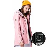 Die elektrisch beheizte Winterweste versorgt Ihre Körperbereiche mit Wärme, wo Sie sie am meisten brauchen. Mit den Einstellungen für hohe, mittlere und niedrige Hitze können Sie die Wärme auf Knopfdruck ändern. Unabhängig von der Temperatur können Sie sich wohl fühlen und Wärme.