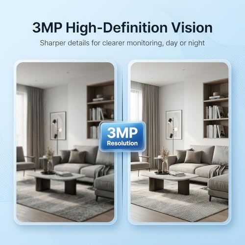 Image of Consistent 3MP Smart Wi-Fi Dome Indoor CCTV Camera | STQC Certified | Full Color Night Vision | Human Detection | 2-Way Audio | 10X Zoom | Memory Card up to 256GB & Cloud | Alexa Support
