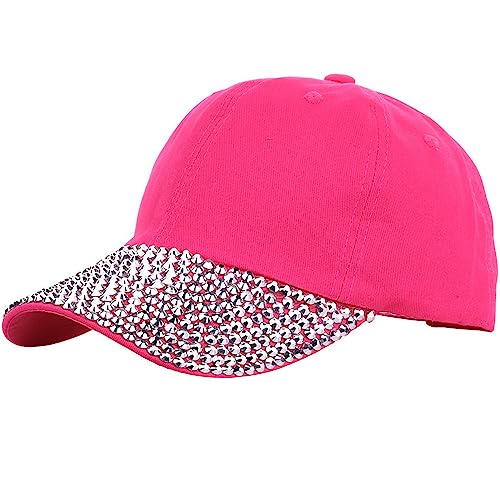 Gorra con Visera Brillante con Rhinestone para Mujer miniatura 1