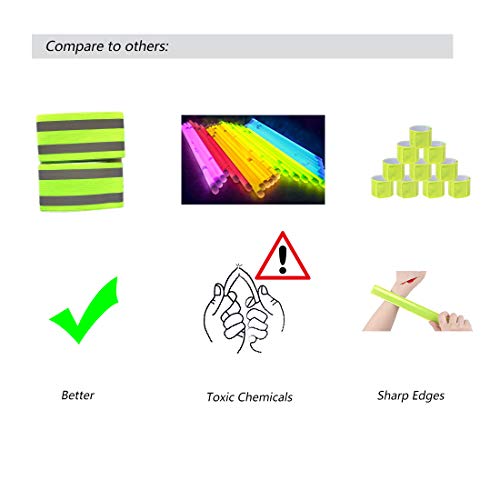 HONGECB Fasce da Braccio Catarifrangenti