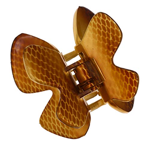 Camila Paris CP2675 French Hair Clips for Women, Gold, Girls Hair Claw Clips Jaw Fashion Durable and Styling Hair Accessories for Women, Strong Hold No Slip Grip, Made in France