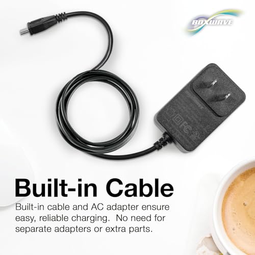 BoxWave Charger Compatible with Acer Iconia One 10 (B3-A20) - Wall Charger Direct (15W), Rapid Charge Your Device with Built-in 6ft Cable