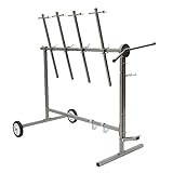 Adjustable Car Body Paint Rack, Paint Stand Repair Work Stands, Door Hood Holder Auto Body Paint Sp-ray Stand Painting Drying Rack w/ 2 Wheels